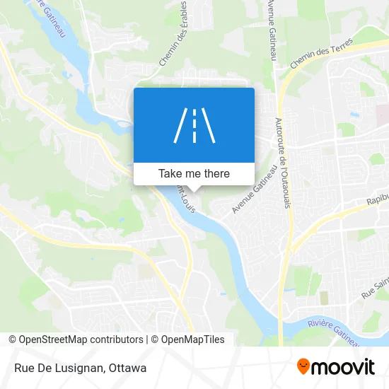 Rue De Lusignan map