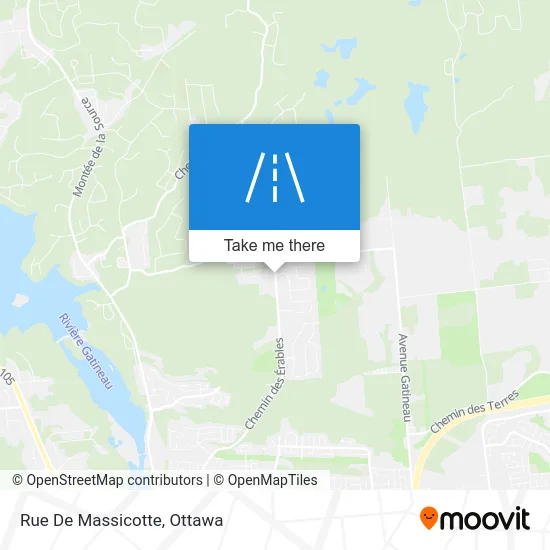 Rue De Massicotte map
