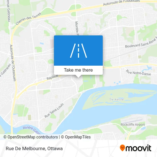 Rue De Melbourne map