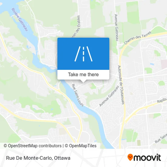 Rue De Monte-Carlo map