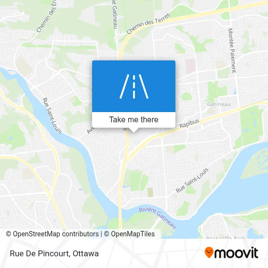 Rue De Pincourt map