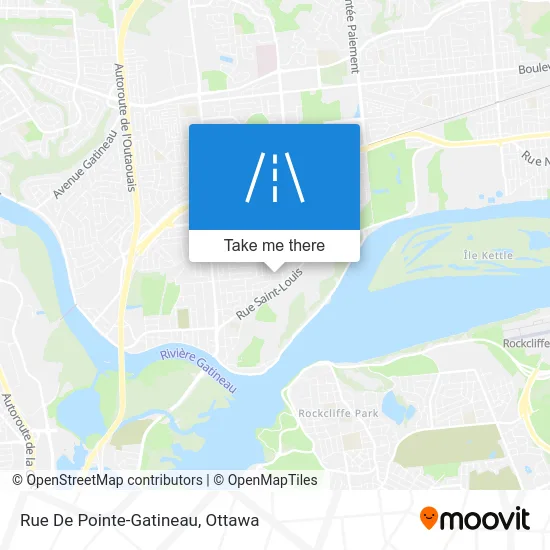 Rue De Pointe-Gatineau map