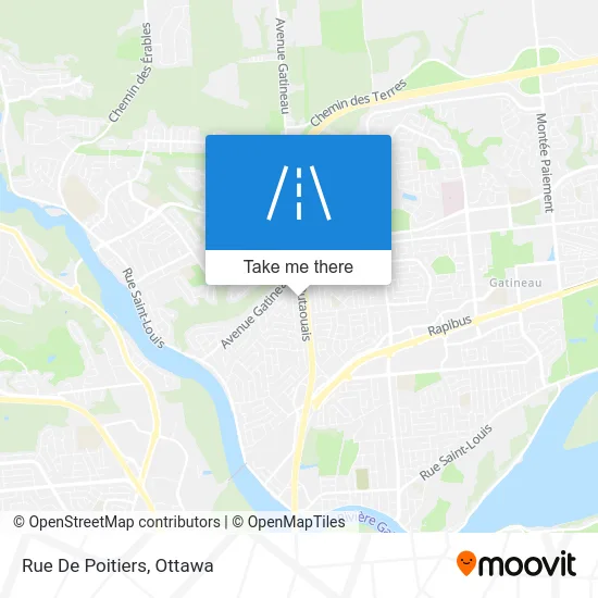 Rue De Poitiers map