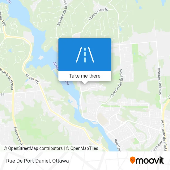 Rue De Port-Daniel map