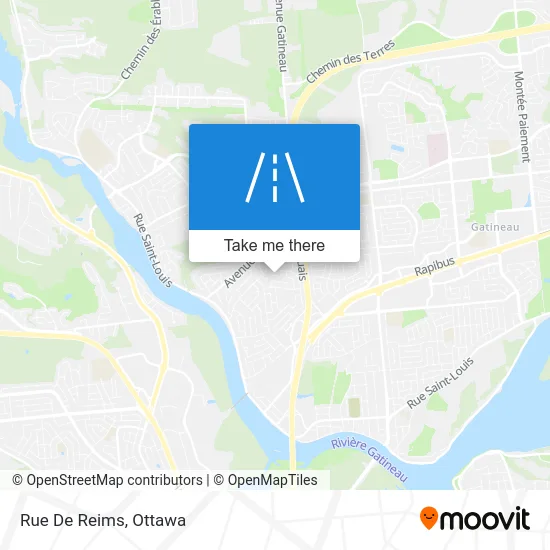 Rue De Reims map