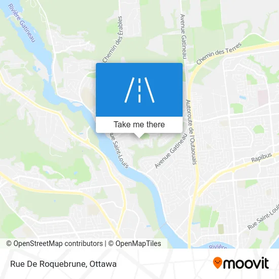 Rue De Roquebrune map