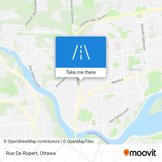 Rue De Rupert map