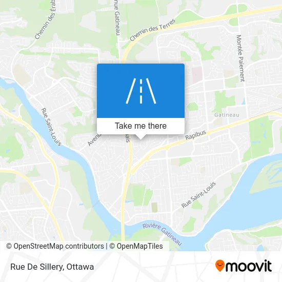 Rue De Sillery map