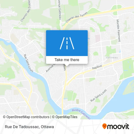 Rue De Tadoussac map