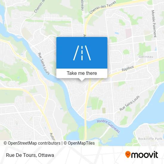 Rue De Tours map