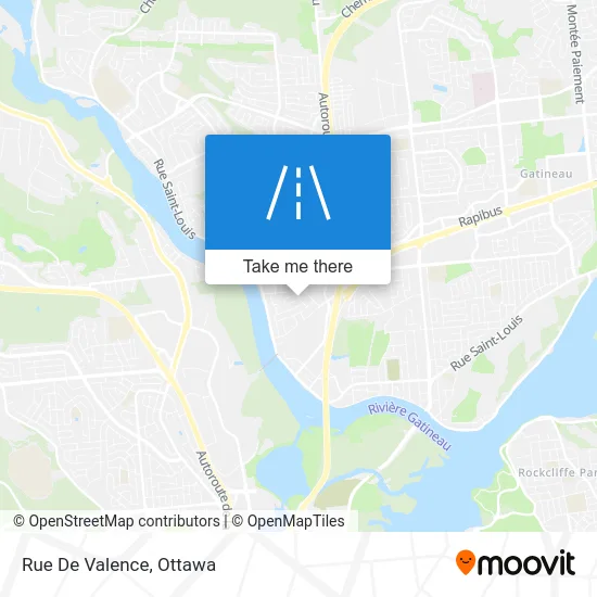 Rue De Valence map