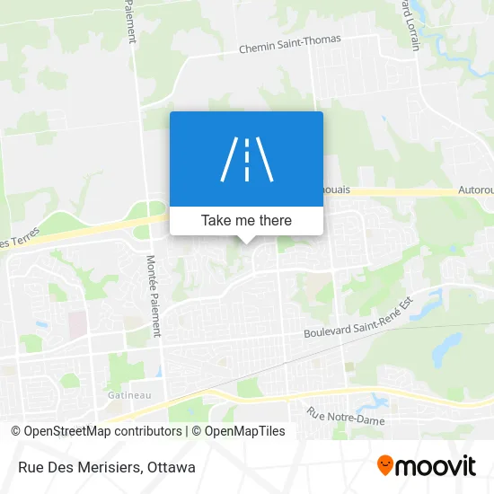 Rue Des Merisiers map