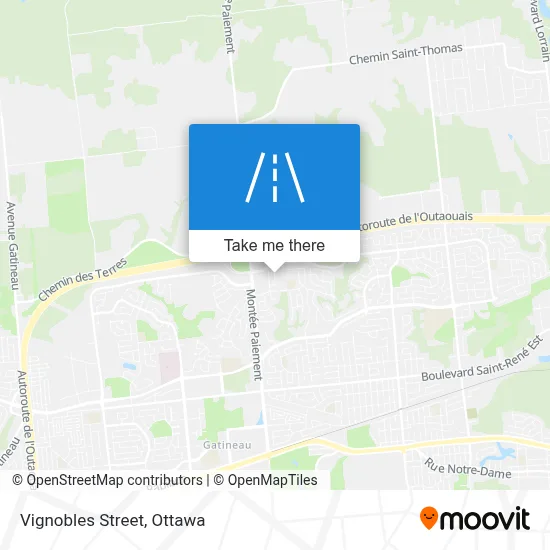 Rue Des Vignobles map