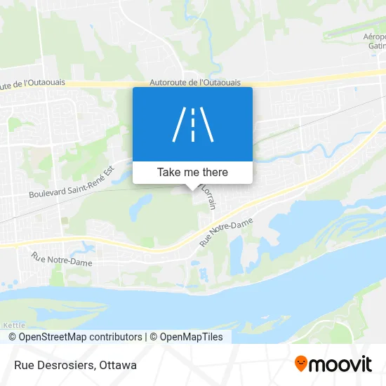 Rue Desrosiers map