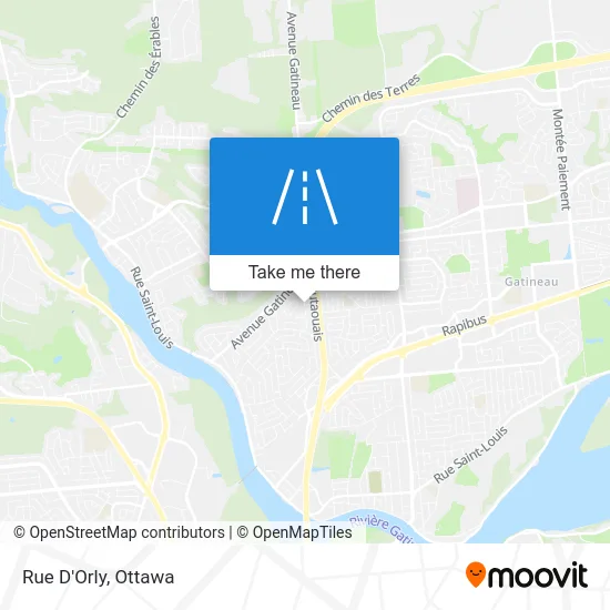 Rue D'Orly map