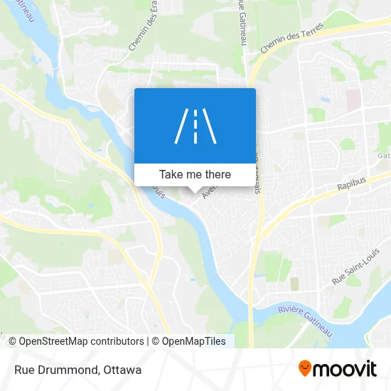 Rue Drummond map