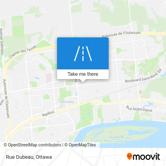 Rue Dubeau map