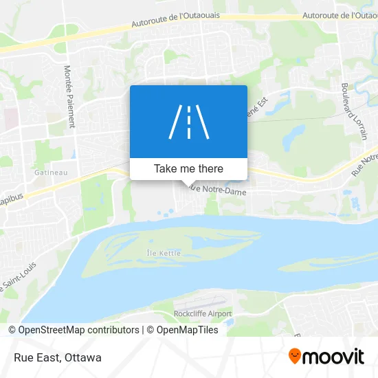 Rue East map
