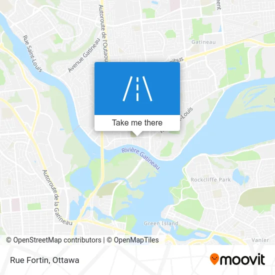Rue Fortin map