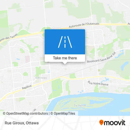 Rue Giroux map
