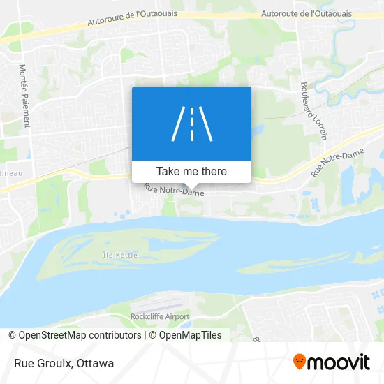 Rue Groulx map