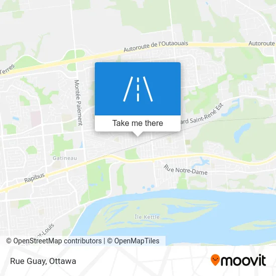 Rue Guay map