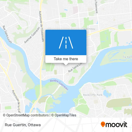 Rue Guertin map