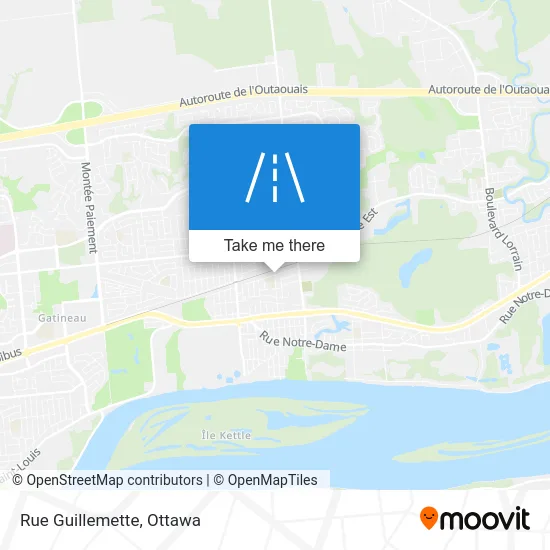 Rue Guillemette map