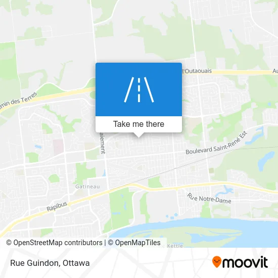 Rue Guindon map