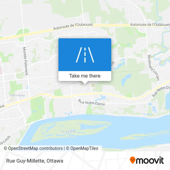 Rue Guy-Millette map