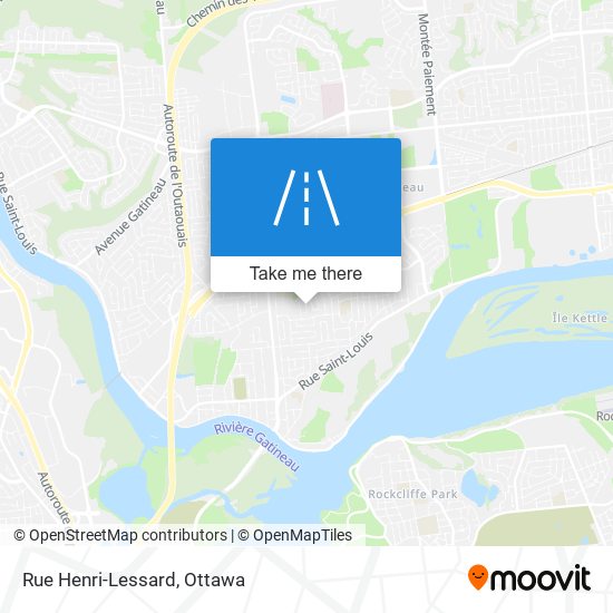 Rue Henri-Lessard map