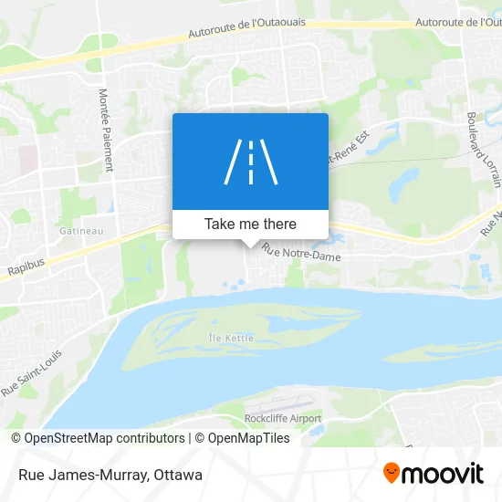 Rue James-Murray map
