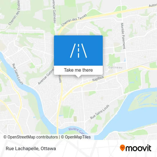 Rue Lachapelle map