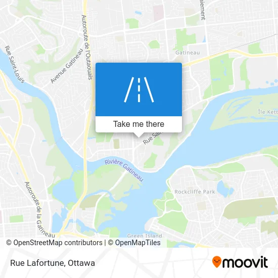 Rue Lafortune map