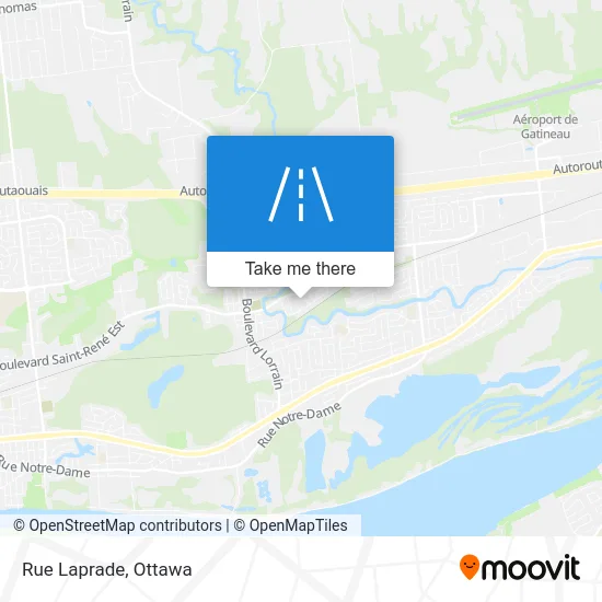 Rue Laprade map