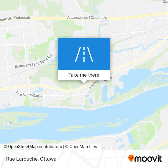 Rue Larouche map
