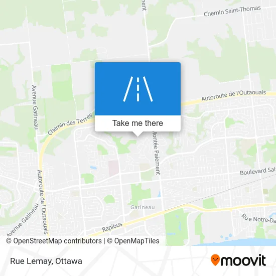 Rue Lemay map