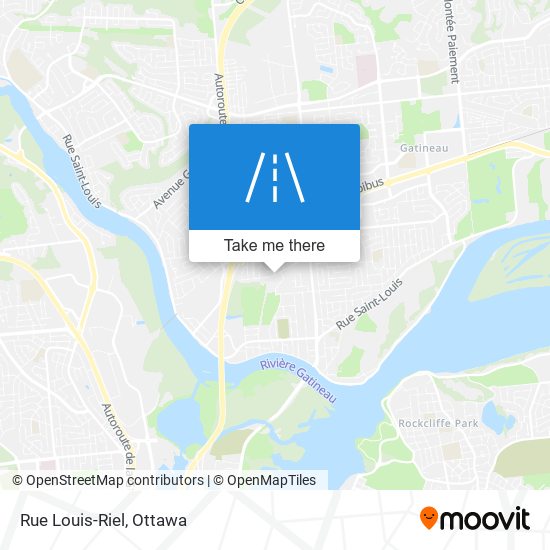 Rue Louis-Riel map