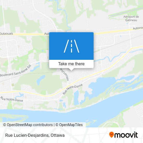 Rue Lucien-Desjardins map