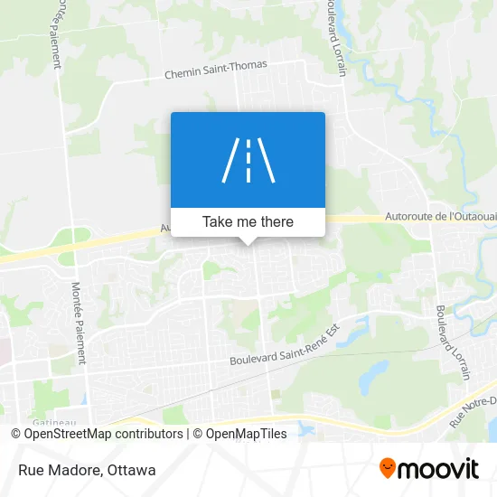 Rue Madore map