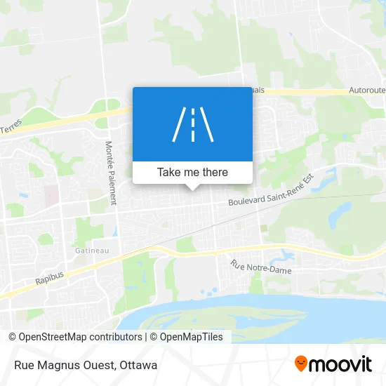 Rue Magnus Ouest map