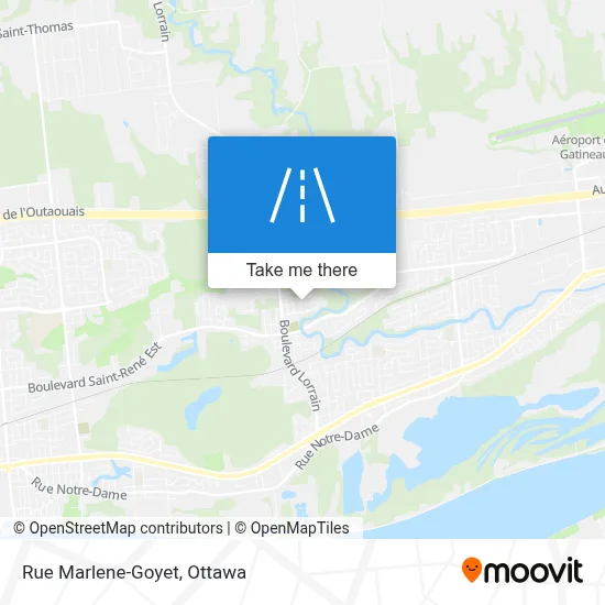 Rue Marlene-Goyet map