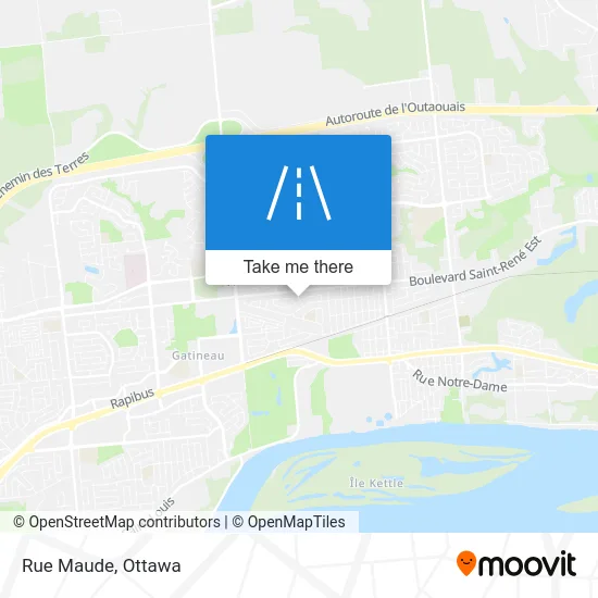 Rue Maude map