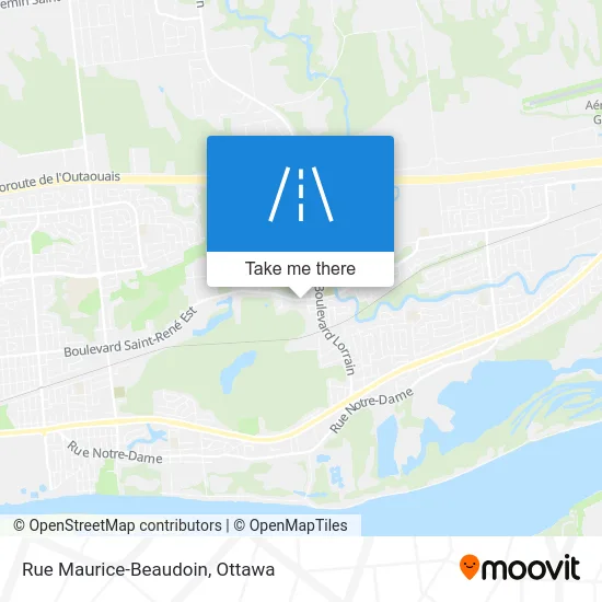 Rue Maurice-Beaudoin map