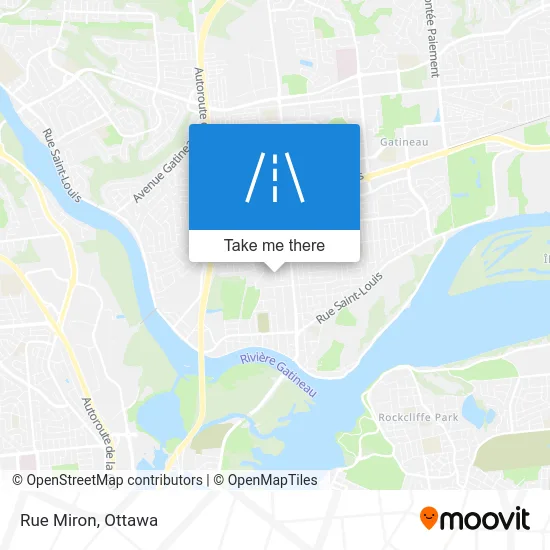 Rue Miron map