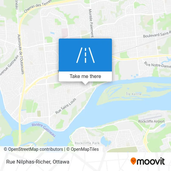 Rue Nilphas-Richer map