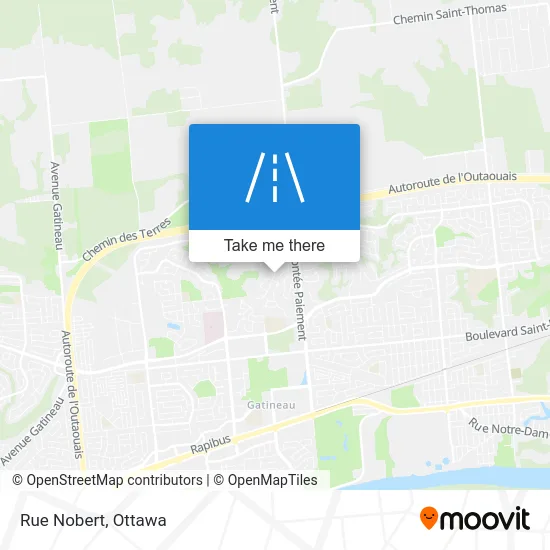 Rue Nobert map