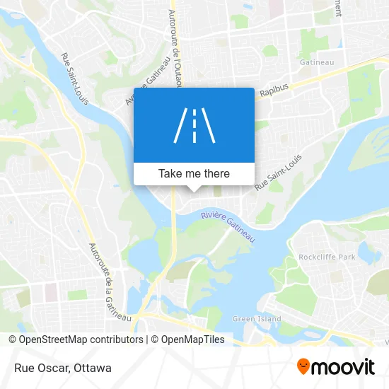 Rue Oscar map