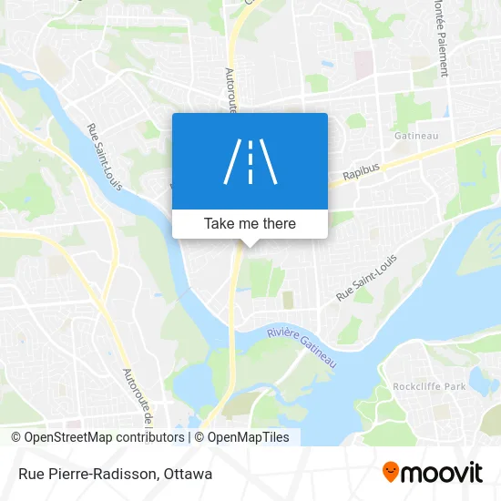 Rue Pierre-Radisson map