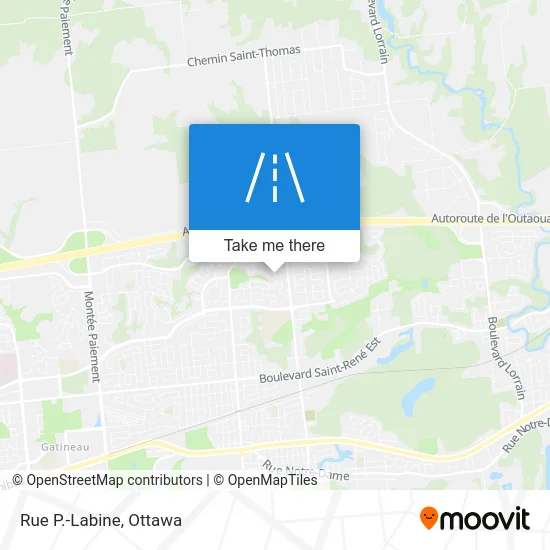 Rue P.-Labine map